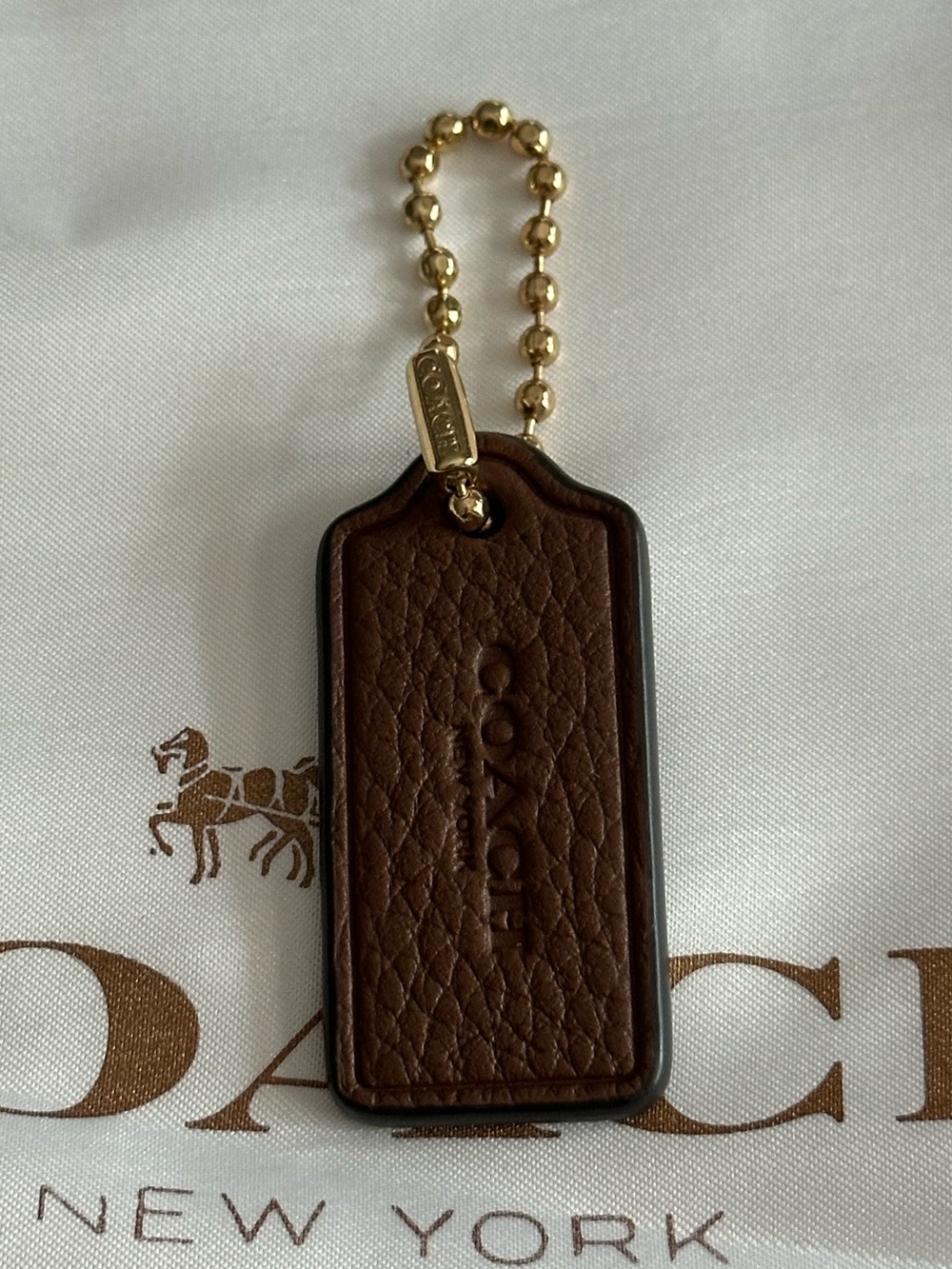 Coach Hangtag Bag charm